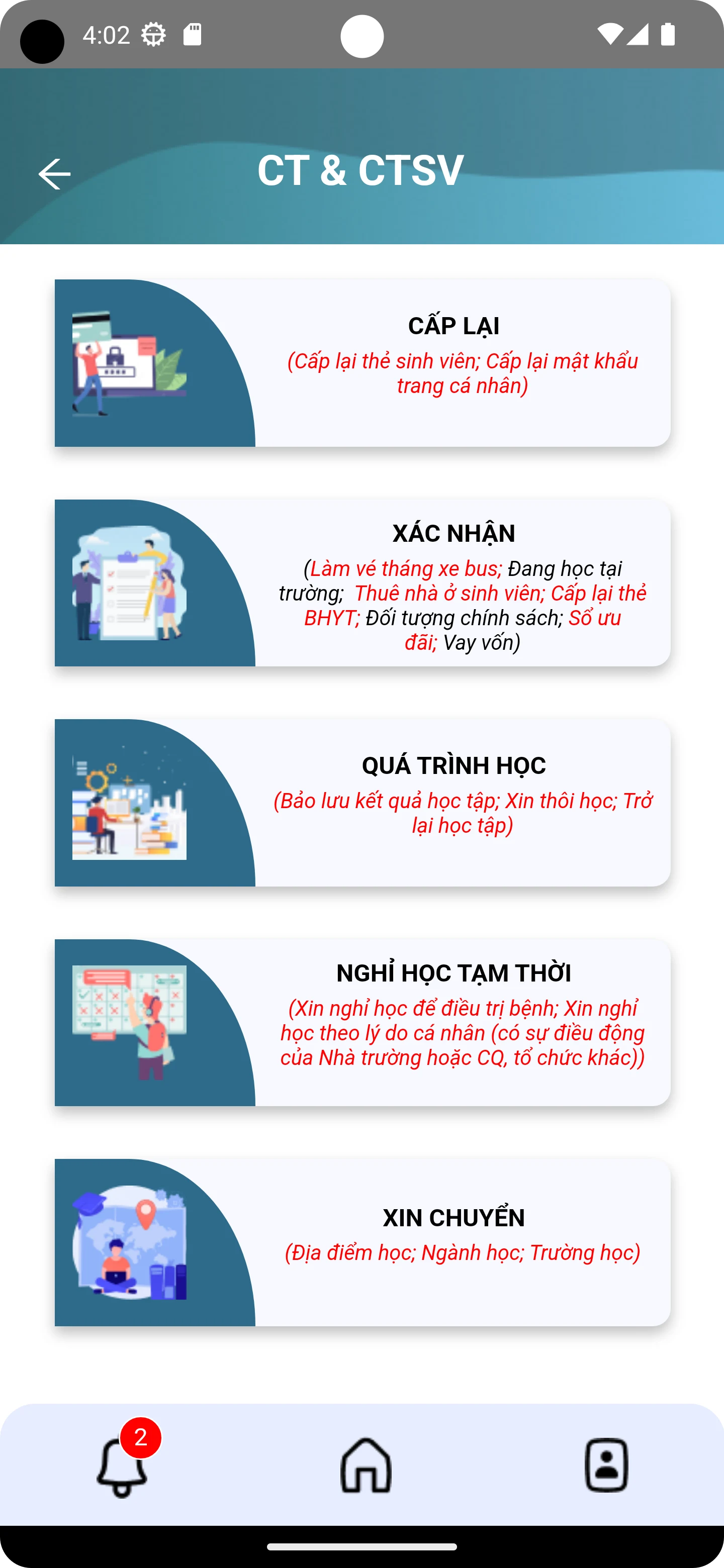 Uneti Online screenshot